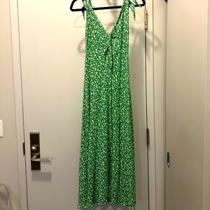 Reformation dress size medium - green and white